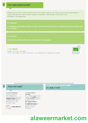 British gas utility business bill,  SCR, page 3